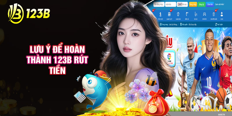 Lưu Ý Để Hoàn Thành 123B Rút Tiền